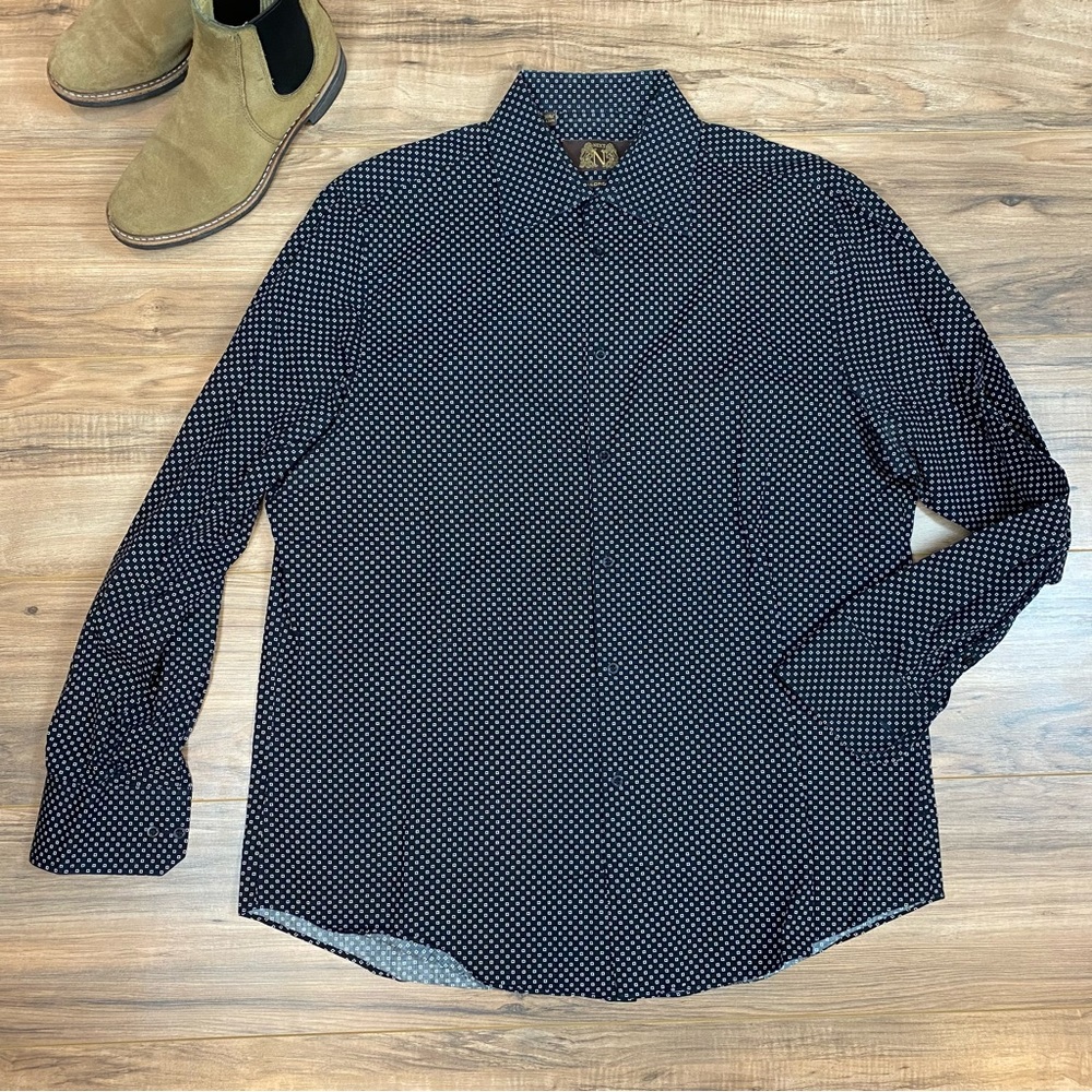 Next Pattern Button‎ Up Shirt Men's 16.5